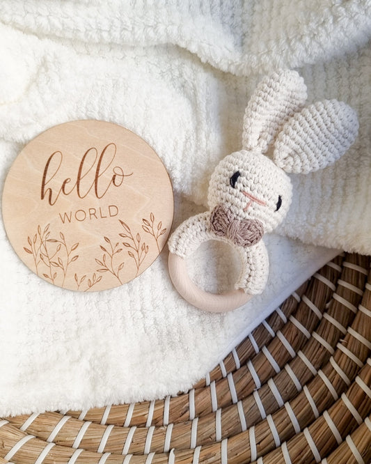 Hello World Birth Announcement Board