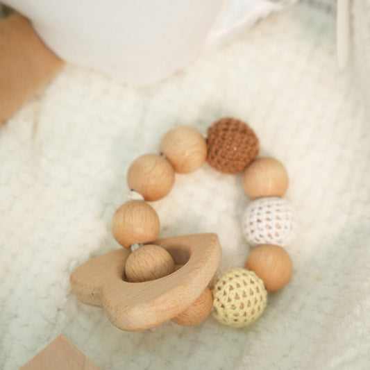Nuna - Wooden Baby Rattle