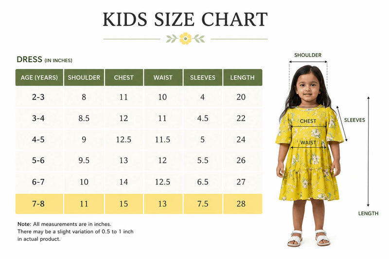 Sunshine Blossom Tiered Dress