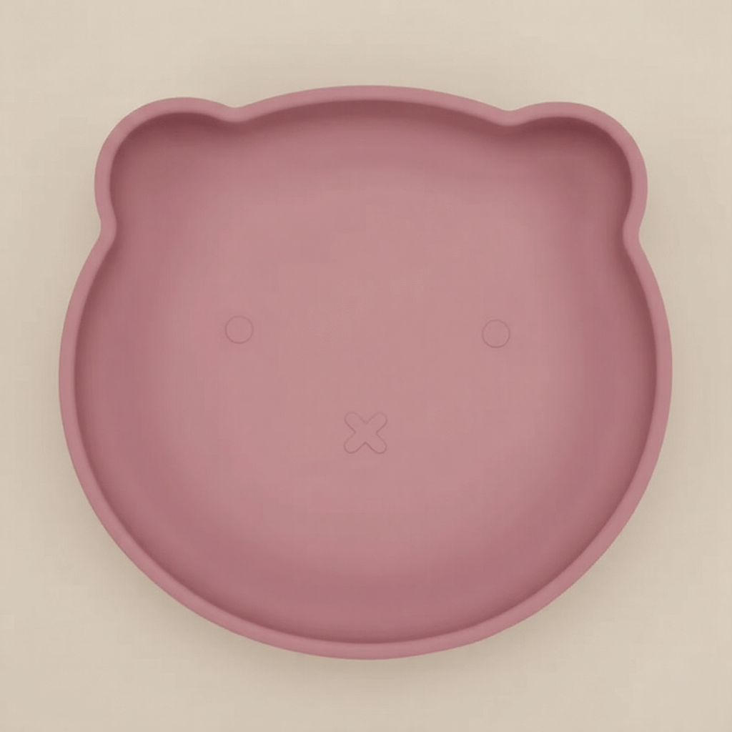 One Piece Adorable Bear Silicone Suction Plate
