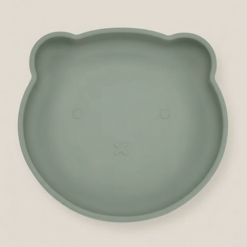 One Piece Adorable Bear Silicone Suction Plate