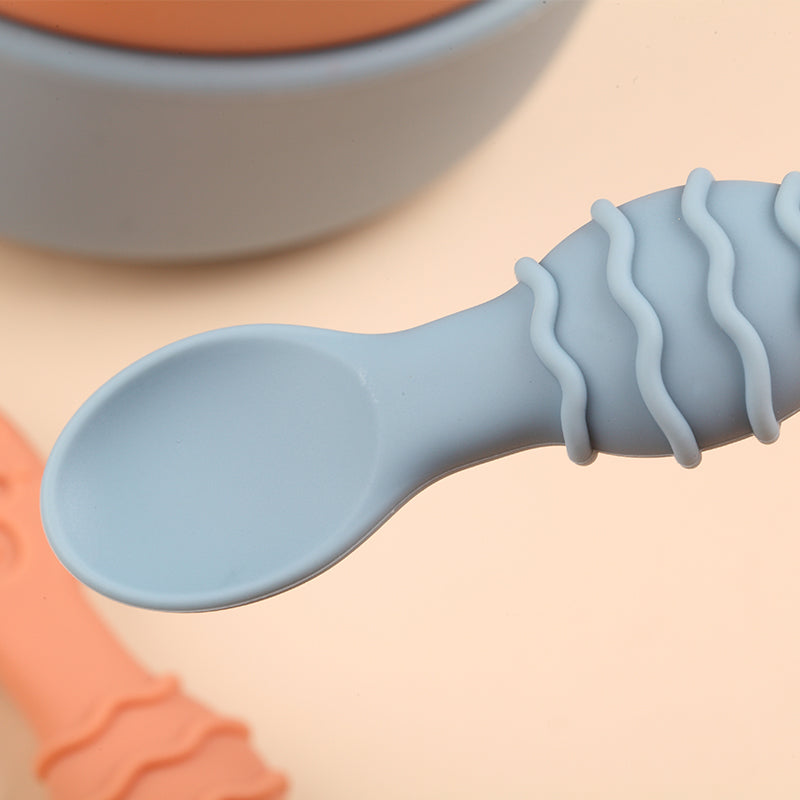 Little Bites Silicone Spoon & Fork Set