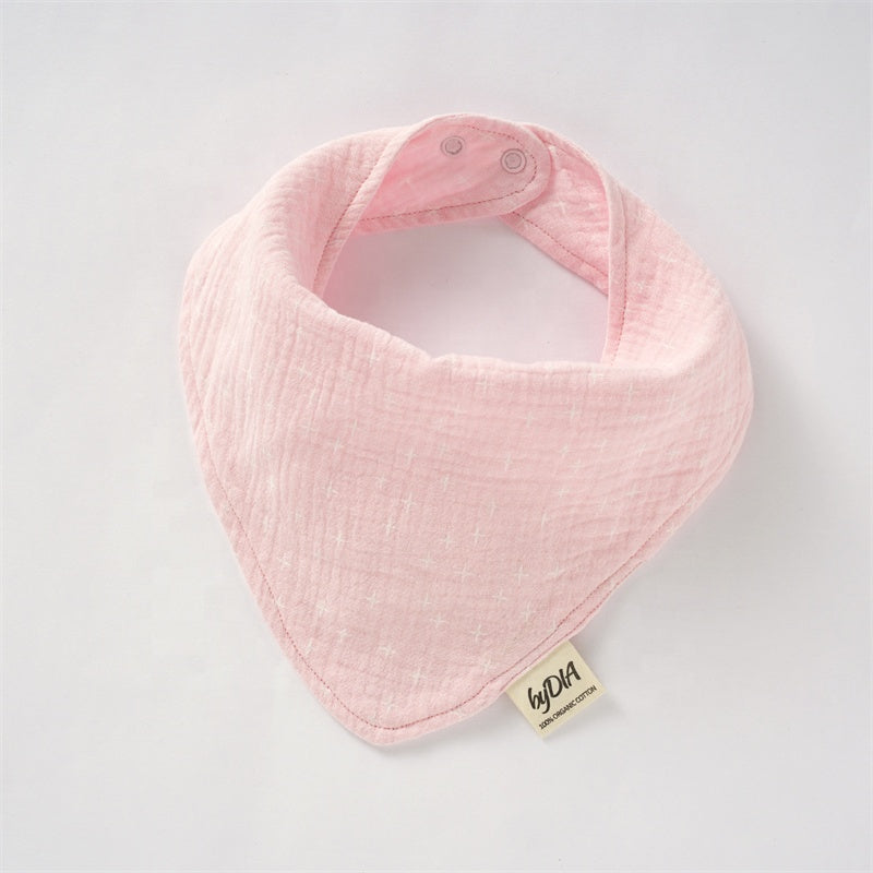 Organic Muslin Baby Bib and Soothing Gift Set
