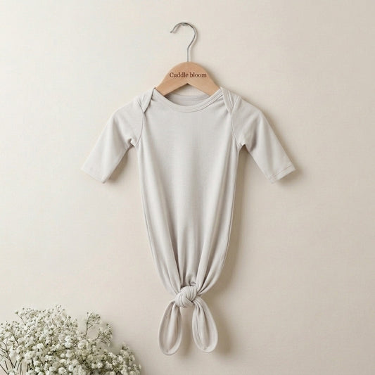Viscose Bamboo Baby knotted Sleeper Gown
