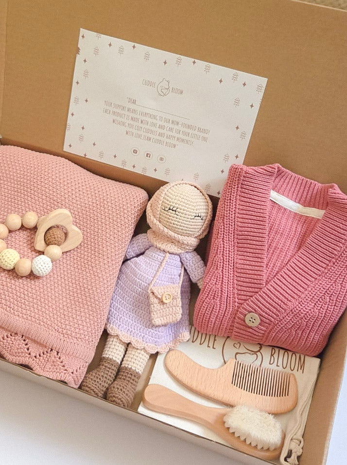 Cuddle Bloom Heirloom Baby Gift Box