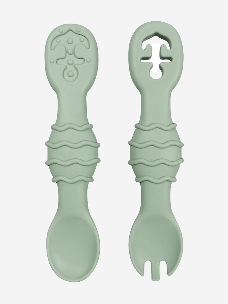 Little Bites Silicone Spoon & Fork Set