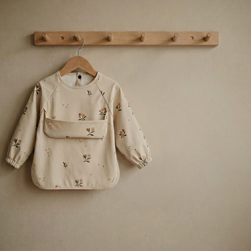 Long Sleeve Apron Printed Bib