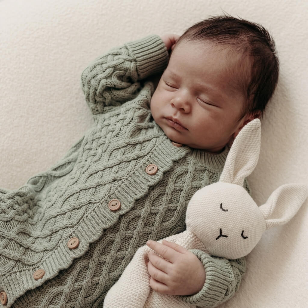 Organic Cuddly Bunny Comforter