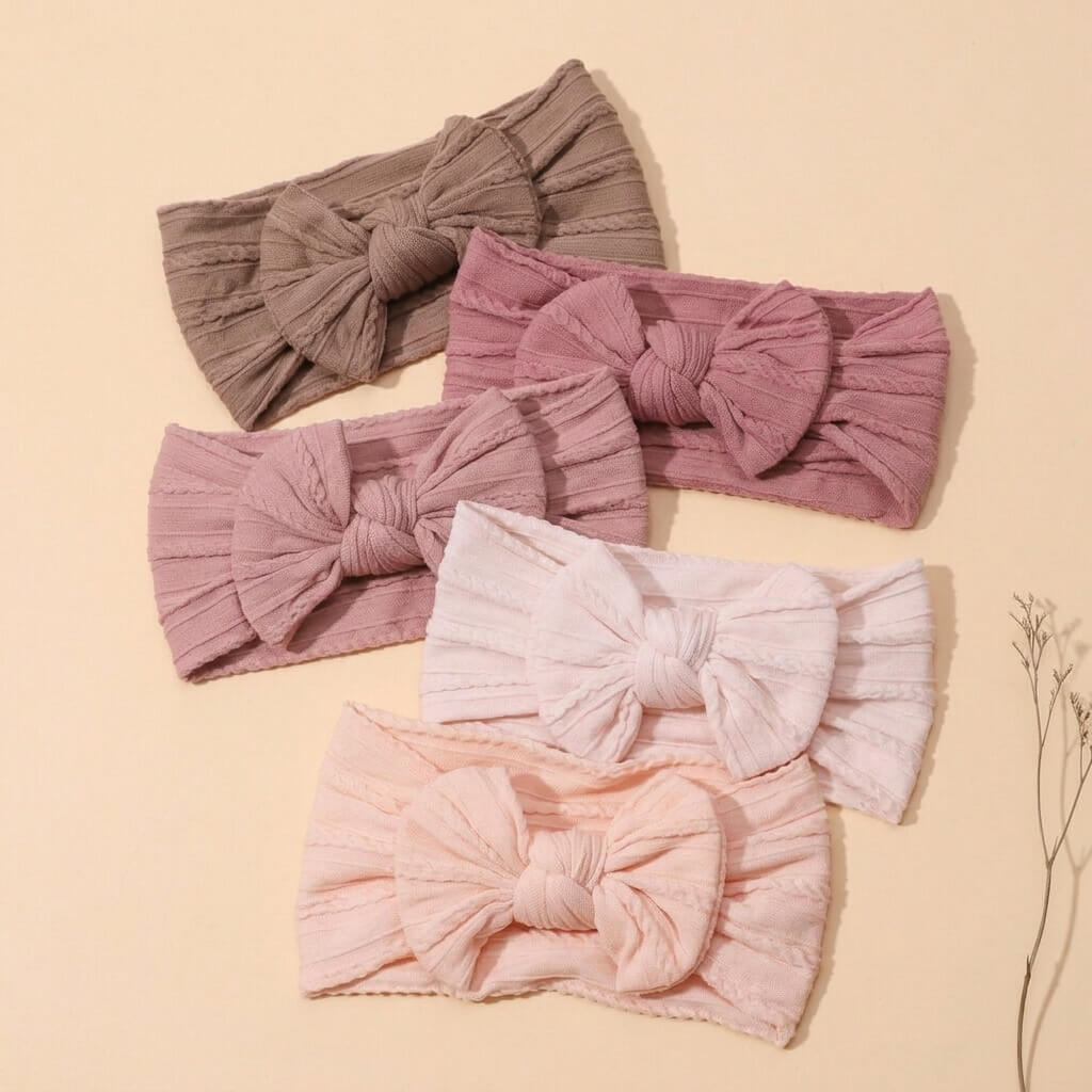 Cute Knotted Head Wrap for Baby Girl