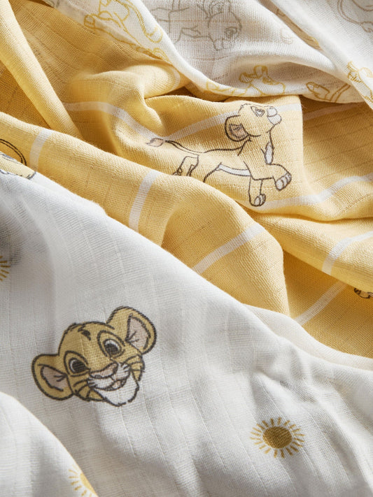 3 pieces Disney's The Lion King Muslin Cloth